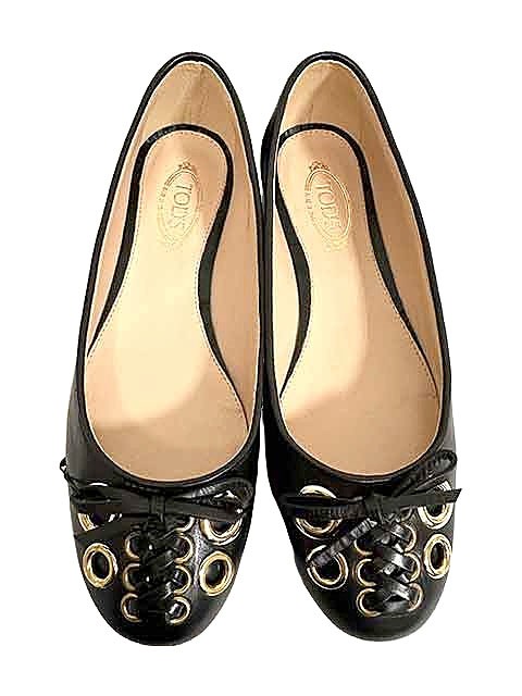 Rakuten - 【中古】　TOD’S トッズ 靴 フラットシューズ バレリーナ レディース サイズ34 Sサイズ