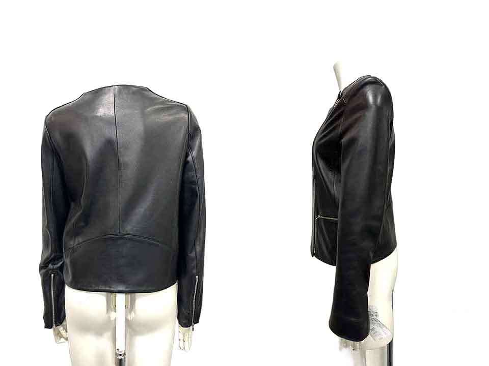 【中古】'PalinkA　パリンカ　ブラック　レザージャケット　38サイズ　羊革　ライダースジャケット　38サイズ　9号
