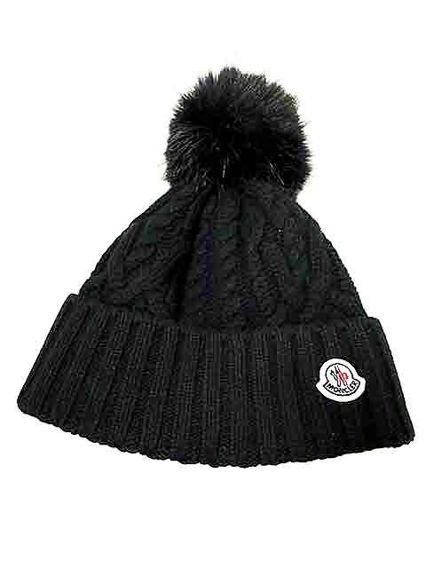 【中古】【美品】MONCLER　モンクレール BERRETTO TRICOT　ワッペンウールニットキ ...