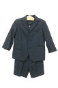 【中古】Art Letter アートレター 子供服 スーツ セットアップ ブラック サイズ100 男の子 卒園式 入学式 セレモニー