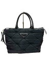 【中古】PRADA プラダ バッグ 2WAY 1BG436 スモール パデッド Re-Nylon トートバッグ レディース