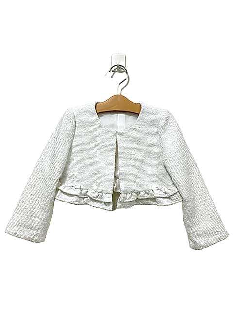 樂天商城 - 【中古】BeBe べべ 子供服 ジャケット サイズ120 リボン セレモニー 女の子