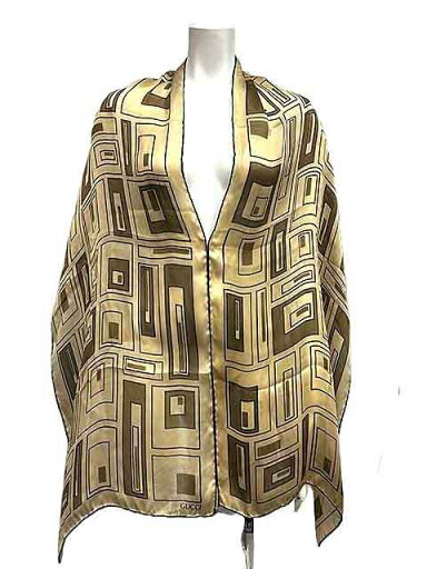 【中古】GUCCI グッチ シルク スカーフ 服飾小物 イタリヤ製 【中古】GUCCI グッチ シルク スカーフ 服飾小物 イタリヤ製