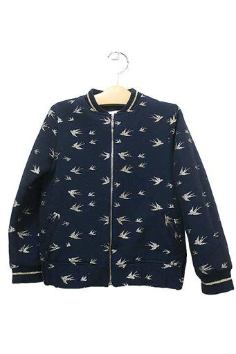 【中古】Lili Gaufrette リリーゴーフレット 子供服 キッズ トップス ネイビー アウター ジップアップ 8ANS YEARS 【中古】Lili Gaufrette リリーゴーフレット 子供服 キッズ トップス ネイビー アウター ジップアップ 8ANS YEARS