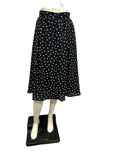 Rakuten - 【中古】anatelier アナトリエ スカート　36サイズ　Sサイズ　ドット柄スカート　オールシーズン