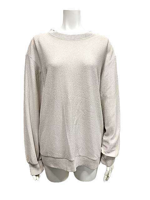 【中古】L'EQUIPE YOSHIE INABA レキップヨシエイナバ　トップス　サマーニット　38サイズ　9号　Mサイズ　長袖ニット