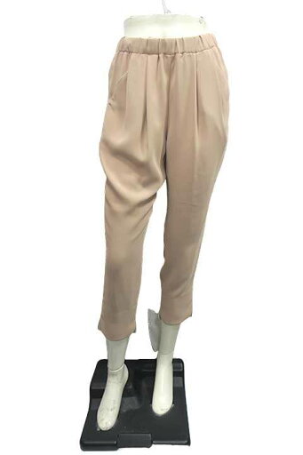 【中古】LOURMARIN ルールマラン パンツ レディース ベージュ ウエストゴム サイズ2 【中古】LOURMARIN ルールマラン パンツ レディース ベージュ ウエストゴム サイズ2