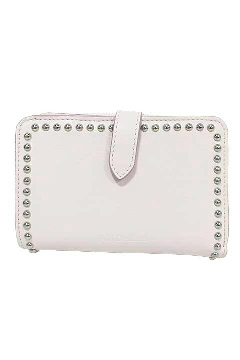 【ブランド/メーカー】J&M DAVIDSON ジェイアンドエム デヴィッドソン 【カテゴリ】小物 【色】ライトピンク系 【素材】レザー 【サイズ詳細】 　　W:約13cm H:約9cm マチ:約3cm 【状態】未使用 ※※あくまでも一度人...