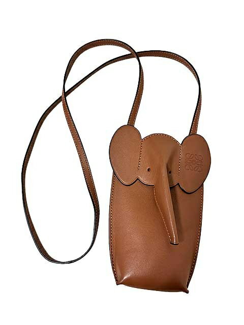 Rakuten - 【中古】LOEWE ロエベ バッグ ショルダーエレファント ポケット ショルダーバッグ レザ－ レディース
