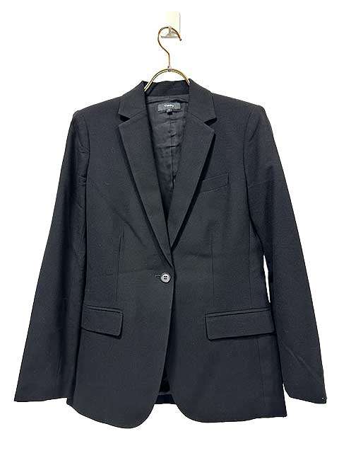 樂天商城 - 【中古】セオリー　ジャケット　ブラック　0サイズ　小さいサイズ　ウール　秋冬　オフィス服