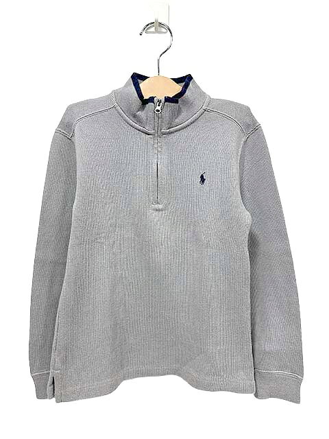 Rakuten - 【中古】POLO RALPH LAUREN ポロラルフローレン 子供服 トップス グレー サイズ7