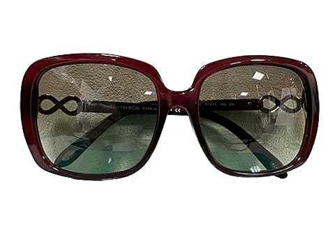 【中古】Tiffany&Co. ティファニー 小物 サングラス レディース 4110-B-F 8003/3C 57□17 140 ボルドー