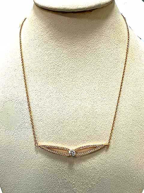 Blue - 【中古】SWAROVSKI　スワロフスキー　ネックレス　ゴールド　アクセサリー　ビジュー
