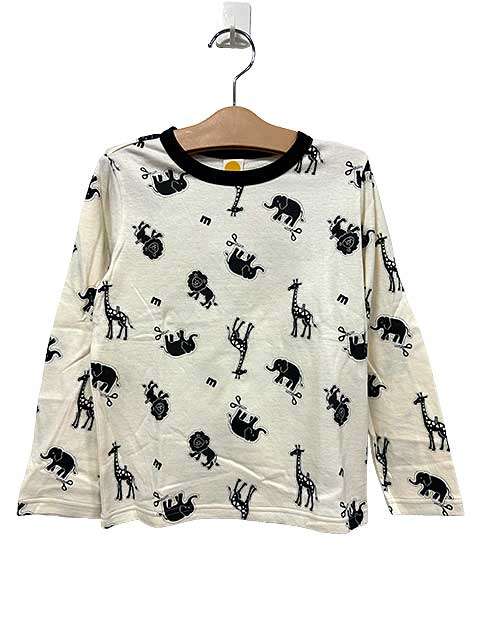 樂天商城 - 【未使用】【新古品】moujonjon ムージョンジョン　子供服　130センチ　アニマル柄　日本製