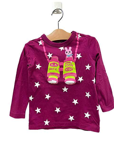 Rakuten - 【中古】HOTBISCUITS　ホットビスケッツ　キッズ　Tシャツ　ベリーピンク　110センチ　女の子