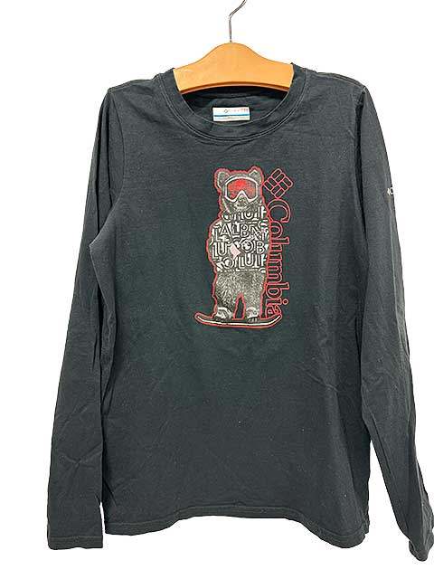 Rakuten - 【中古】Columbia コロンビア 子供服 キッズ ジュニア トップス 長袖 ブラック 男の子 Lサイズ 14-16