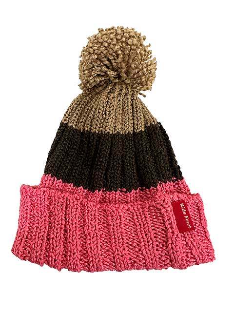 【未使用】【新古品】kids Foret　 キッズフォレット　キッズ小物　定価1995円　ニット帽　49センチ