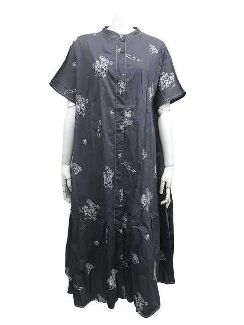 【新古品】【未使用】PUAL CE CIN ピュアルセシン ワンピース レディース コットン 刺繍