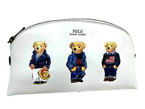 Rakuten - 【中古】【美品】POLO RALPH LAUREN ポロラルフローレン 小物 ポーチコスメティックポーチ ベアー