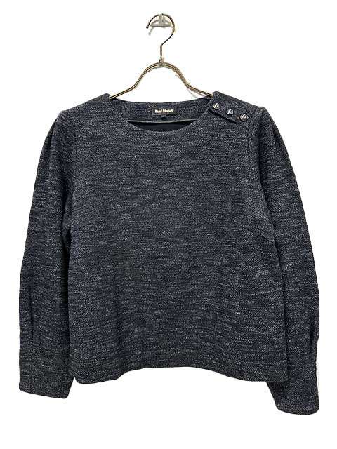 Rakuten - 【中古】Paul Stuart　ポール・スチュアート　トップス　ツイードカットソー　伸縮性あり　春秋冬　6サイズ　M