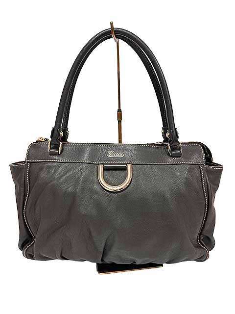 Rakuten - 【中古】GUCCI　グッチ　ダークブラウン　189831　アビー (Abbey)　Dリング 　本革　オールレザー