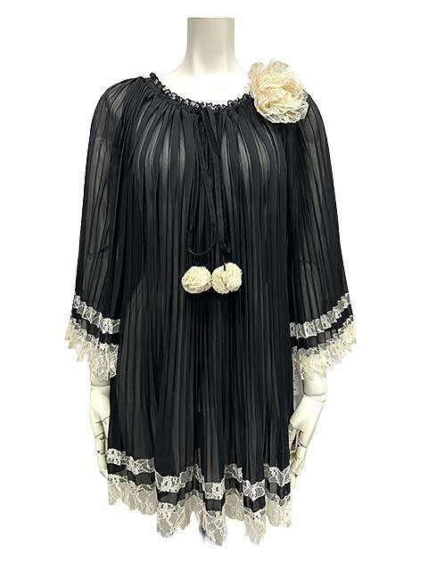 Rakuten - 【中古】NOKO OHNO ノコオーノ トップス チュニックブラウス ブローチ付き サイズ38 レース