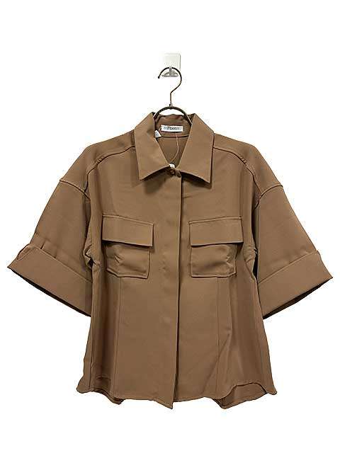 樂天商城 - 【新古品】【未使用】NARACAMICIE ナラカミーチェ トップス ブラウス ブラウン サイズ1 レディース