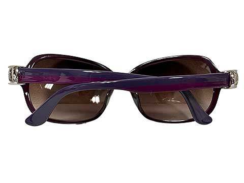 【中古】FERRAGAMO フェラガモ サングラス SF606SA　バイカラー　パープル　ワインレッド　UVカット 2