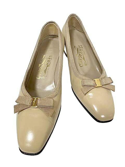 Rakuten - 【中古】Salvatore Ferragamo サルヴァトーレフェラガモ 靴 レディース サイズ6 1/2 ヴァラ