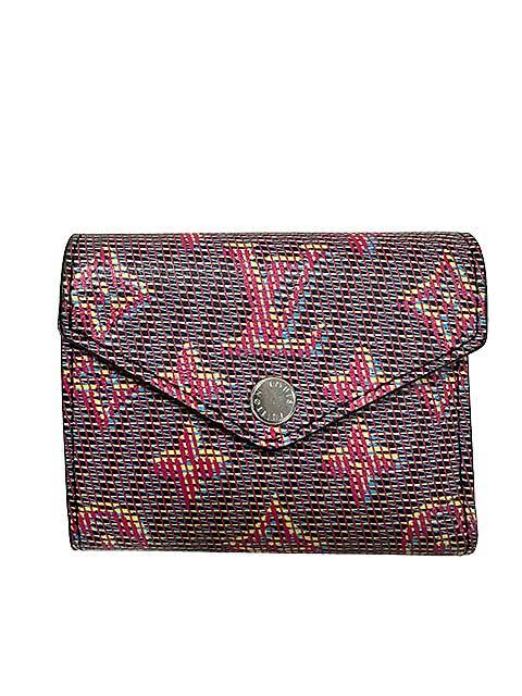 樂天商城 - 【中古】LOUIS VUITTON ルイヴィトン 小物 財布 三つ折り モノグラム ポルトフォイユ・ゾエ LVポップ M68673 レディース コンパクト