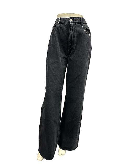 Rakuten - 【未使用】【新古品】BA&SH バッシュ HATCHA JEAN　スピックアンドスパン　ブラックデニムパンツ　40サイズ