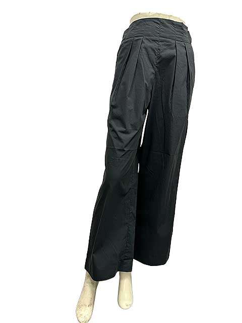 Rakuten - 【未使用】【新古品】URBAN RESEARCH　アーバンリサーチ　ブラック　春夏パンツ　T/Cフロントリボンパンツ　定価11000円