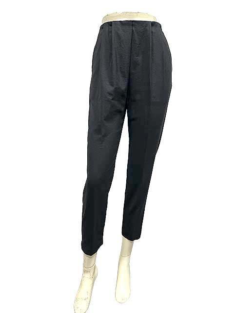 Rakuten - 【中古】Sono　ソーノ　パンツ　ブラック　ウエストゴム　テーパードパンツ　サイズ1　Sサイズ　日本製　春夏