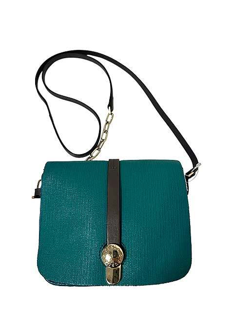 樂天商城 - 【中古】FURLA 　フルラ　ショルダーバッグ　グリーン　小さいバッグ　本革　ショルダーバッグ