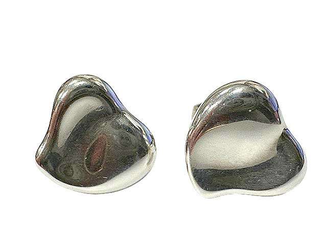 Rakuten - 【中古】TIFFANY＆CO.　ティファニーコー　ピアス　フルハート　 シルバー925　アクセサリー　エルサペレッティ