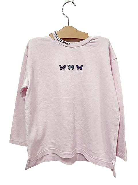 樂天商城 - 【中古】ANNA SUI MINI アナスイミニ 子供服 女の子 トレーナー ピンク サイズ110