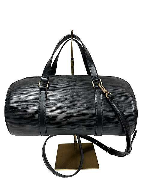 Rakuten - 【中古】ルイ・ヴィトン LOUIS VUITTON スフロ M52222 ノワール エピ ハンドバッグ レディース　ショルダーベルト