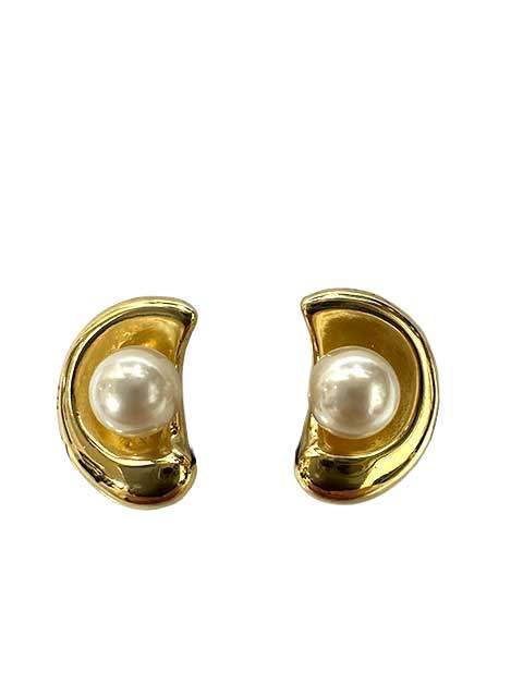 Rakuten - 【中古】AVON　エイボン　アクセサリー　イヤリング　ゴールドカラー