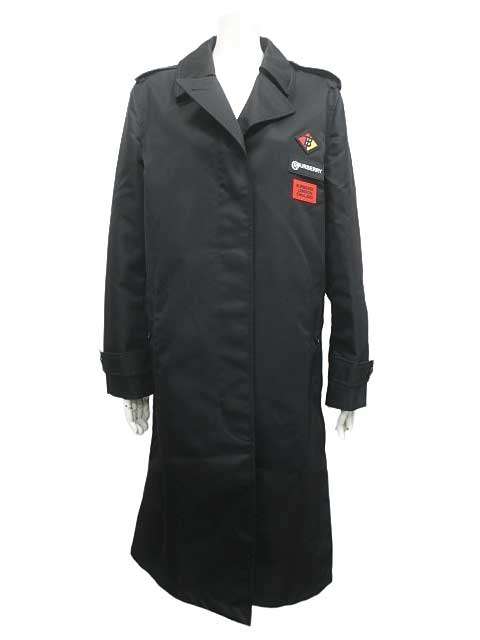 Rakuten - 【中古】BURBERRY　バーバリー　コート　ブラック　IT40　UK8　長袖コート　バーバリージャパン