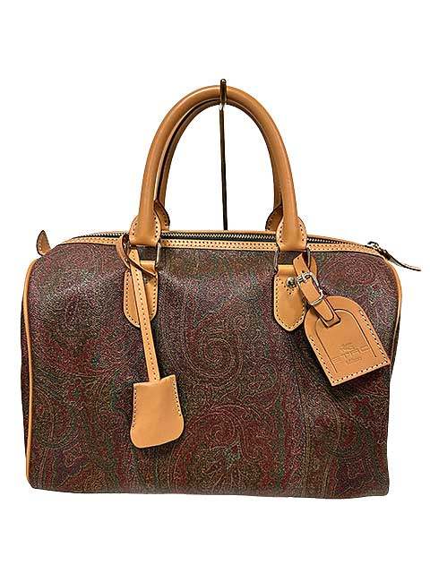 Rakuten - 【中古】ETRO エトロ バッグ ボストンバッグ ペイズリー柄 レディース