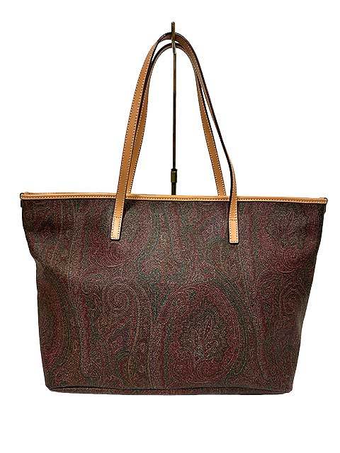 樂天商城 - 【中古】ETRO エトロ バッグ トートバッグ ペイズリー柄 0D088 8010 レディース
