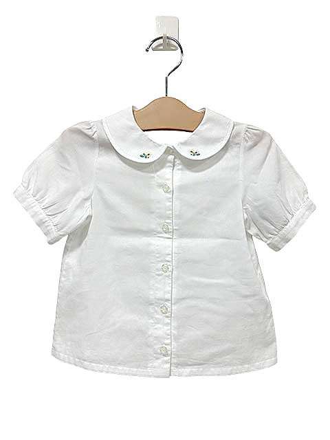 乐天商城 - 【中古】組曲　クミキョク　半袖トップス　ssサイズ　綿100％　日本製　110-115cm　女の子　　ブラウス