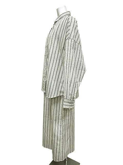 【未使用】【新古品】Mila Owen（ミラ オーウェン）スーツ　セットアップ　ワンピース　ストライプ　アイボリー系　サイズ1 re-abc-10057654 リサイクルブティックABC サンプル画像3