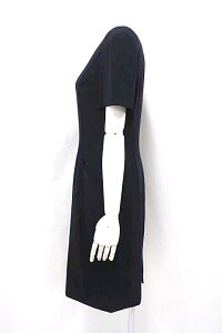 中古 セオリー Miss Ashida Tokyo Paris ミスアシダ ワンピース Tokyo レディース ブラック ロンシャン フォーマル シンプル 半袖 オールシーズン サイズ11 M Lサイズ 送料無料 リサイクルブティックabcミスアシダ ワンピース