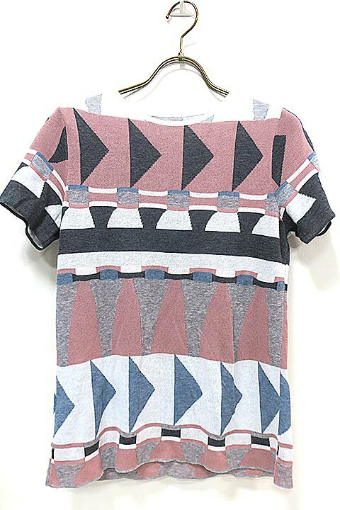 【中古】lucien pellat-finet ルシアンぺラフィネ　トップス レディース ニット　半袖　オールシーズン