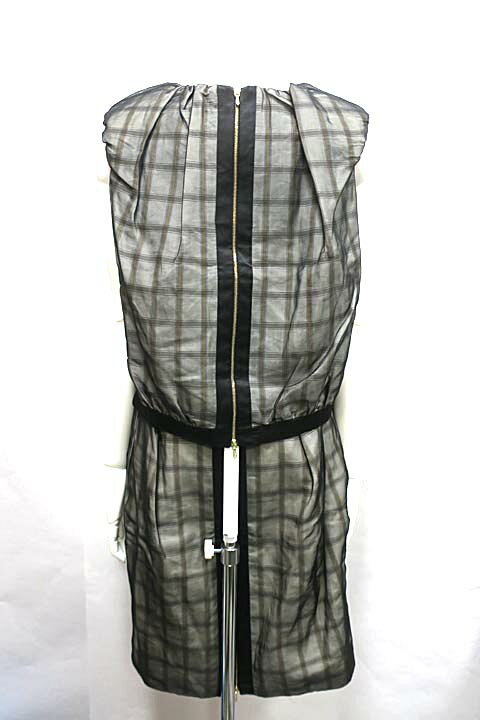 【中古】Drawer ドゥロワー　スカートスーツ　レディース　7号　Sサイズ　セットアップ　チェック