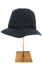 【未使用】【新古品】HERMES エルメス 帽子　151053N-0257　ブラック　ナイロン×綿×ポリエステル　フランス製