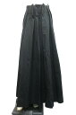 【中古】MASAHIRO MIYAZAKI マサヒロミヤザキ スカート レディ-ス マキシ丈 コットン 日本製 ブラック オールシーズン