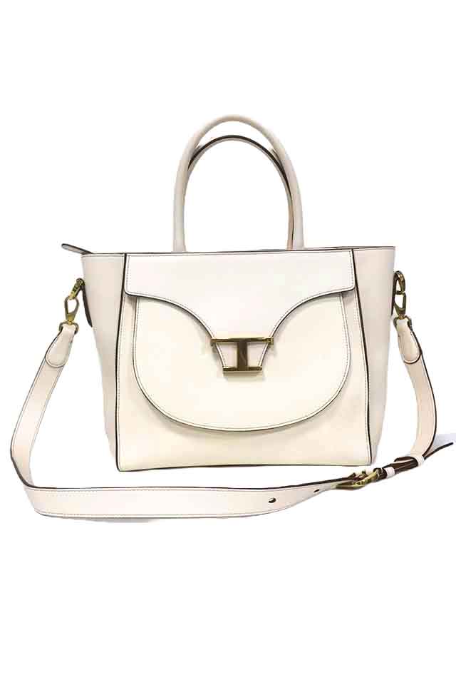 【中古】TOD'S トッズ　 バッグ　 レディース 2WAY Tタイムレス　ハンドバッグ 送料無料(4)