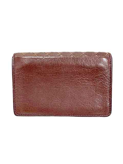 【中古】BOTTEGA VENETA ボッテガヴェネタ 小物 レディース メンズ カードケース イントレチャート